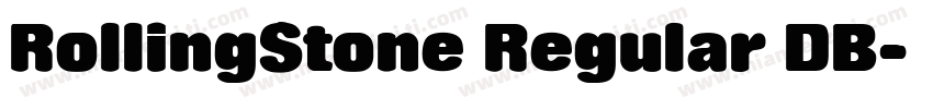 RollingStone Regular DB字体转换